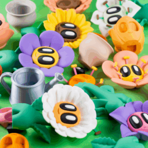 3 Pack Blob Flowers Select